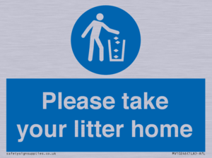 Please take your litter home